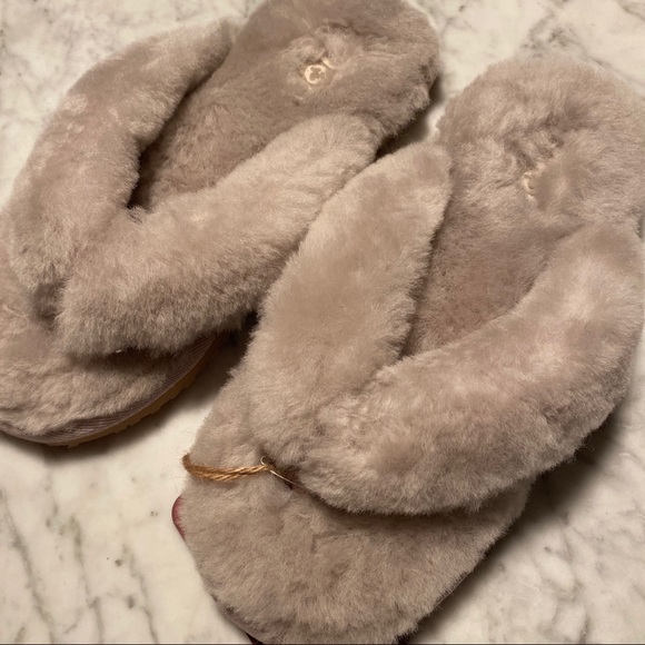 sheepskin sandals